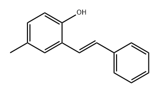 (E)-4-methyl-2-styrylphenol Structure