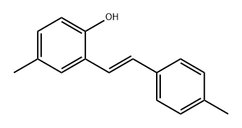 (E)-4-methyl-2-(4-methylstyryl)phenol Struktur