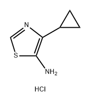 4-环丙基-5-噻唑胺二盐酸盐,2206568-25-2,结构式