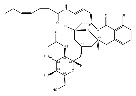 apicularen B,220757-06-2,结构式
