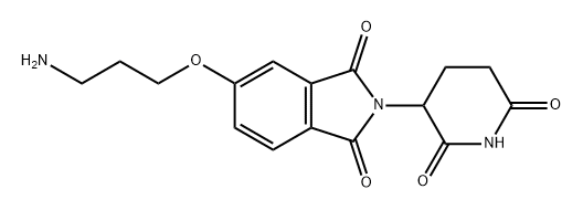 5-(3-aminopropoxy)-2-(2,6-dioxopiperidin-3-yl)isoindoline-1,3-dione Structure