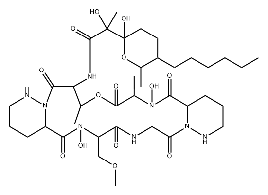 二培拉霉素,220766-06-3,结构式