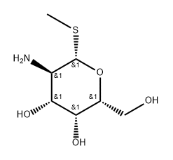 .beta.-D-Galactopyranoside, methyl 2-amino-2-deoxy-1-thio-,220911-60-4,结构式