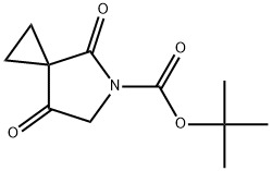 Tert-Butyl7-Oxo-5-Azaspiro[2.4]Heptane-5-Carboxylate 化学構造式