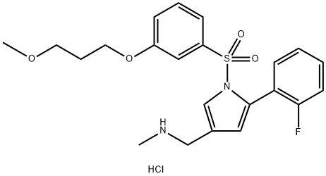 盐酸柯诺拉赞 结构式