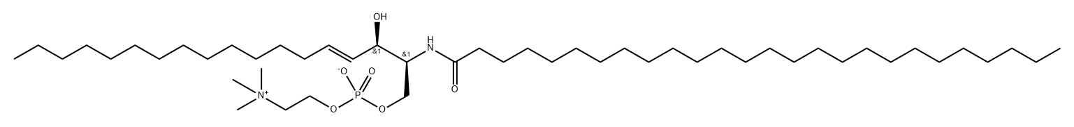 C26 Sphingomyelin (d18:1/26:0) Structure