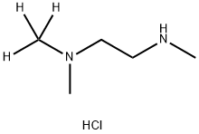 N1,N1,N2-三甲基乙烷-1,2-二胺盐酸盐-D3, 2211116-71-9, 结构式
