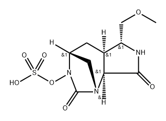 Sulfuric acid, mono[(1R,4R,5aS,6R,8aS)- octahydro-6-(methoxymethyl)-2,8-dioxo-3H-1, 4-methanopyrrolo[3,4-d]-1,3-diazepin-3-yl] ester Structure