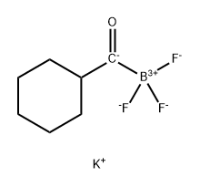 Borate(1-), (cyclohexylcarbonyl)trifluoro-, potassium (1:1), (T-4)- Structure