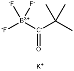 三氟(新戊酰)硼酸钾 结构式
