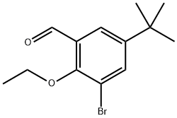 3-Bromo-5-(tert-butyl)-2-ethoxybenzaldehyde 结构式