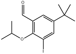 5-(Tert-butyl)-3-iodo-2-isopropoxybenzaldehyde Structure