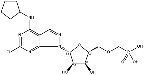 1H-Pyrazolo[3,4-d]pyrimidin-4-amine, 6-chloro-N-cyclopentyl-1-[5-O-(phosphonomethyl)-β-D-ribofuranosyl]-|化合物CD73-IN-4