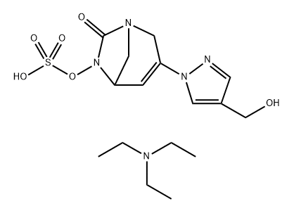 triethylammonium [3-[4-(hydroxymethyl)pyrazol-1-yl]-7-oxo-1,6-diazabicyclo[3.2.1]oct-3-en-6-yl]sulfate|TRIETHYLAMMONIUM [3-[4-(HYDROXYMETHYL)PYRAZOL-1-YL]-7-OXO-1,6-DIAZABICYCLO[3.2.1]OCT-3-EN-6-YL]SULFA