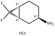 Bicyclo[4.1.0]heptan-3-amine, 7,7-difluoro-, hydrochloride (1:1), (1R,3S,6S)-rel-,2218436-85-0,结构式