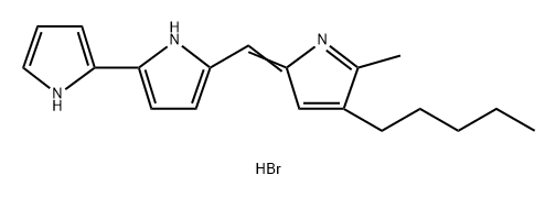22187-75-3 2,2'-Bi-1H-pyrrole, 5-[(5-methyl-4-pentyl-2H-pyrrol-2-ylidene)methyl]-, hydrobromide (1:1)