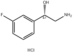 Benzenemethanol, α-(aminomethyl)-3-fluoro-, hydrochloride (1:1), (αS)- Struktur