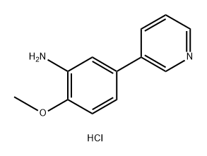 2-methoxy-5-(pyridin-3-yl)aniline dihydrochloride Structure