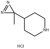 4-(3-甲基-3H-二氮杂-3-基)-哌啶盐酸盐(1:1),2219408-99-6,结构式