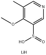 lithium(1+) ion 4-methoxy-5-methylpyridine-3-sulfinate 化学構造式