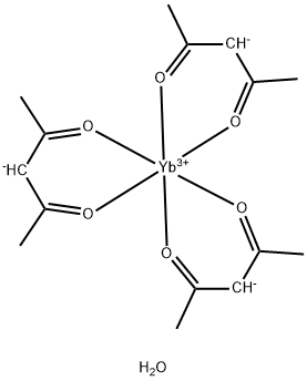 Ytterbium, tris(2,4-pentanedionato-O,O')-, monohydrate, (OC-6-11)- (9CI) Structure