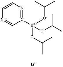 Borate(1-), tris(2-propanolato)-2-pyrazinyl-, lithium (1:1), (T-4)- Structure