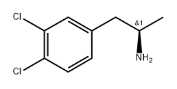 (R)-1-(3,4-Dichlorophenyl)propan-2-amine,2222710-27-0,结构式
