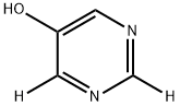 pyrimidin-2,4-d2-5-ol 化学構造式