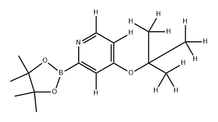 4-[(tert-Butoxy)pyridine-d12]-2-boronic acid pinacol ester Structure