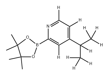 4-[(iso-Propyl)pyridine-d10]-2-boronic acid pinacol ester,2223029-41-0,结构式