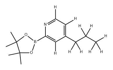 4-[(n-Propyl)pyridine-d10]-2-boronic acid pinacol ester Struktur