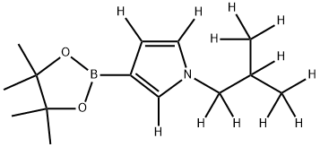 1-(iso-Butylpyrrole-d12)-3-boronic acid pinacol ester|