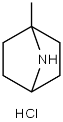 1-METHYL-7-AZABICYCLO[2.2.1]HEPTANE HYDROCHLORIDE 结构式