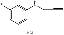 3-fluoro-N-(prop-2-yn-1-yl)aniline hydrochloride Structure