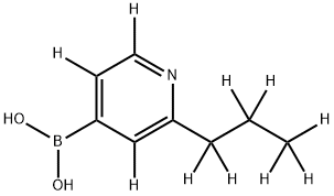 2-[(n-Propyl)pyridine-d10]-4-boronic acid Structure