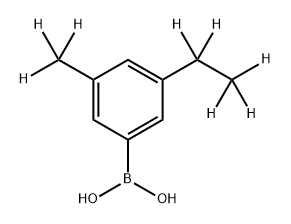 (3-Methyl-5-ethyl-d8)-phenylboronic acid Struktur