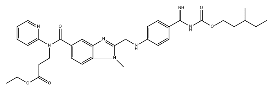 Dabigatran Etexilate Impurity 8 化学構造式
