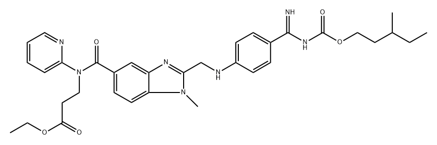 Dabigatran Etexilate Impurity 8 结构式