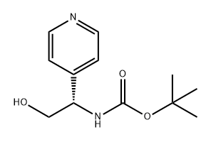 (S)-tert-butyl (2-hydroxy-1-(pyridin-4-yl)ethyl)carbamate,2227133-24-4,结构式