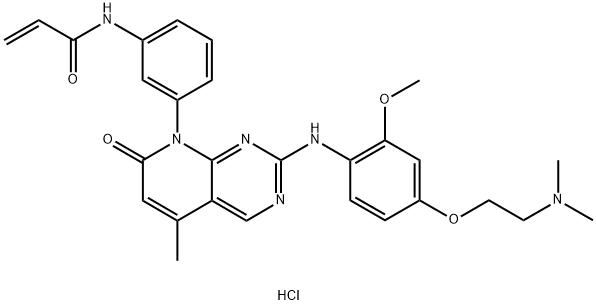 EGFR-IN-1 hydrochloride Struktur