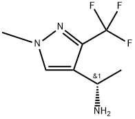 1H-Pyrazole-4-methanamine, α,1-dimethyl-3-(trifluoromethyl)-, (αS)-|(S)-1-(1-甲基-3-(三氟甲基)-1H-吡唑-4-基)乙胺