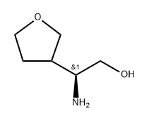 (S)-2-Amino-2-(tetrahydro-furan-3-yl)-ethanol Structure