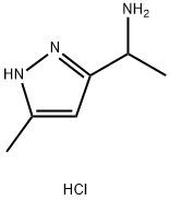 1-(5-甲基-1H-吡唑-3-基)乙-1-胺二盐酸盐, 2228123-55-3, 结构式