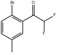 1-(2-Bromo-5-methylphenyl)-2,2-difluoroethanone,2228181-32-4,结构式