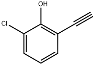 2-氯-6-乙炔基苯酚, 2228246-23-7, 结构式