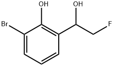 3-Bromo-α-(fluoromethyl)-2-hydroxybenzenemethanol Struktur