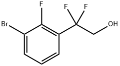 2-(3-Bromo-2-fluorophenyl)-2,2-difluoroethan-1-ol Struktur