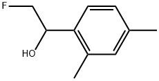 α-(Fluoromethyl)-2,4-dimethylbenzenemethanol 结构式