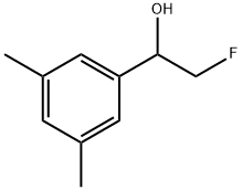 α-(Fluoromethyl)-3,5-dimethylbenzenemethanol 结构式