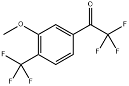 2,2,2-Trifluoro-1-(3-methoxy-4-(trifluoromethyl)phenyl)ethanone|2,2,2-TRIFLUORO-1-(3-METHOXY-4-(TRIFLUOROMETHYL)PHENYL)ET